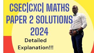 CXCCSEC MATHS PAPER 2 2024 Exam Part 1CXC CSEC MATHEMATICS PAPER 2 CONSUMER ARITHMETIC [upl. by Polard311]