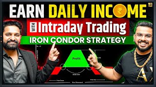 Daily Income from Trading Iron Condor  Neutral Option Trading Strategy [upl. by Japha]