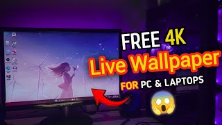 FREE 4K Live Wallpaper for PC amp Laptop। 2 मिनट HD Wallpaper लगाना सीखें [upl. by Marie]