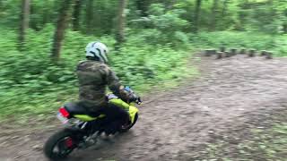 Honda msx 125 grom offroad [upl. by Ymorej]