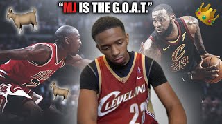 LeBron Fan Gets Schooled For 40 Minutes of Why MJ is the Greatest 🐐 [upl. by Kauppi]