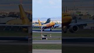 Airbus A300  DHL airport lisboa shorts [upl. by Keppel]