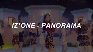 with MV IZONE 아이즈원  Panorama Easy Lyrics [upl. by Ramso39]