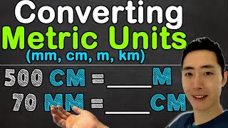 How to Convert Metric Units of Length mm cm m km [upl. by Saunderson13]