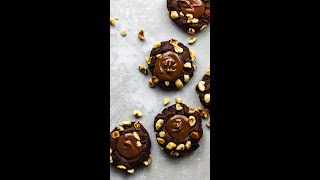 Chocolate Nutella Thumbprint Cookies [upl. by Nerland286]