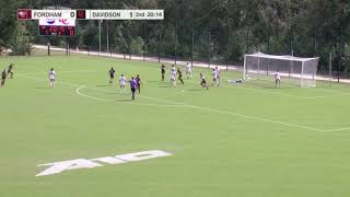 Fordham Womens Soccer at Davidson Highlights  October 6 2024 [upl. by Akkim]