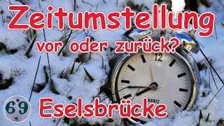 Zeitumstellung 2020  von Sommerzeit auf Winterzeit  Eselsbrücke  Uhr vor oder zurückstellen [upl. by Boonie]