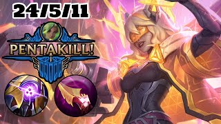 Wild Rift Zeri  Pentakill Top Zeri Gameplay Rank Season 12 [upl. by Ainotahs85]