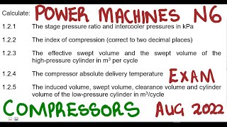 Power Machines N6 Compressors August 2022 mathszoneafricanmotives [upl. by Lyris]