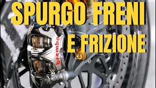 SPURGO FRIZIONE E FRENICOME FARLO IN GARAGE [upl. by Gretta110]