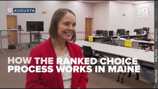 How the ranked choice voting process works in Maine [upl. by Hgielar39]