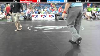 Cadet 170  Jacob Woolson New York vs Mitchell Owens Washington [upl. by Wendel]