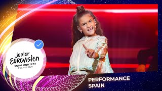 Spain 🇪🇸  Soleá  Palante at Junior Eurovision 2020 [upl. by Sewel]