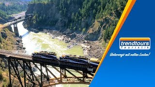 LuxusBahnreise mit dem Rocky Mountaineer durch Kanada [upl. by Nowaj]