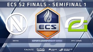 EnVyUs vs Optic  Map 2  Nuke  Semi Final 1 ECS Season 2 LAN Finals [upl. by Bannon]