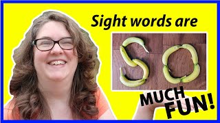 Fun with Sight Words for Kids Sight Word SO [upl. by Dry]