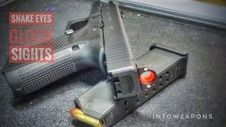 Snake Eyes Sights for Glock Pistols Install and Testing [upl. by Gnahc604]