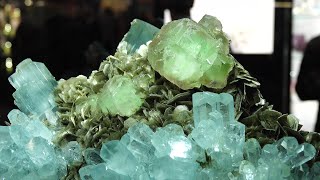 Mineralientage München  Munich Show 2024 for minerals Part 14 [upl. by Jarl]