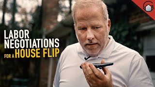 🏠 How to negotiate with subcontractors  House flipping [upl. by Melinde]