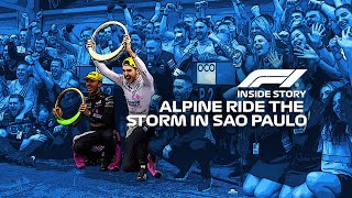 INSIDE STORY Alpine’s Magnificent Double Podium  2024 Sao Paulo Grand Prix  Lenovo [upl. by Aneladgam]