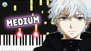 Tokyo Ghoul OP  quotUnravelquot  MEDIUM Piano Tutorial amp Sheet Music [upl. by Lombard]