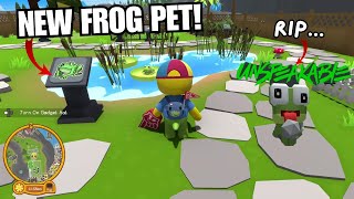 NEW FROG PET NO MORE UNSPEAKABLE PET WIZARD UPDATE Wobbly Life Curious Collectors Update [upl. by Yekcir]