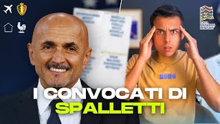 🇮🇹 SPALLETTI STUPISCE ANCORA LA MIA REAZIONE AI CONVOCATI PER LE SFIDE CON BELGIO E FRANCIA [upl. by Doug]