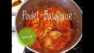 Recette de MON POULET BASQUAISE 😋 [upl. by Dottie]