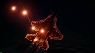 Thrust Vectored Afterburner At Night  Nuclear Option [upl. by Willdon635]