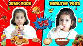 🍔 Junk Food vs Healthy Food  Stomach Ache After Eating Unhealthy Food 🥦 Educational Videos For Kids [upl. by Kries]