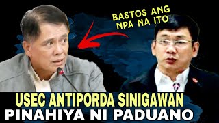 PADUANO BINASTOS ANG RESOURCE PERSON USEC BENNY ANTIPORDA [upl. by Llirrem]