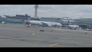 Jetblue flight leaving Newark Liberty International Airport for Tampa FL EWR to TPA [upl. by Elleirbag455]