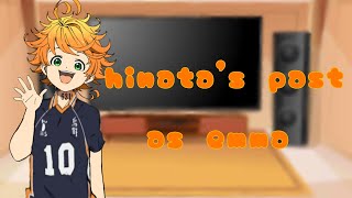 some of karasuno react to hinatas pasthinata as emma haikyuu x tpn [upl. by Levania723]