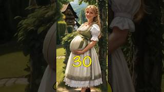 Bavarian Womans Life in 20 Seconds 🍺💘 [upl. by Natek]