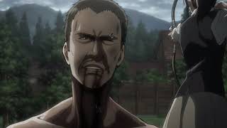 Sasha Humanitys Arrow  Counterattack Mankind Scene  Attack on Titan Season 2 Eng Dub [upl. by Aedrahs]