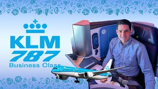 KLMs FUN Business Class from Amsterdam to Austin 787 Dreamliner [upl. by Darnok565]