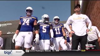 SDSU USD football move onto quarterfinals in the FCS playoffs [upl. by Llertram]