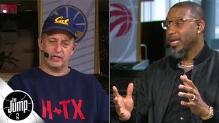 Jeff Van Gundy was so mad after Tracy McGradys 13 points in 33 seconds he went off  The Jump [upl. by Claiborne205]