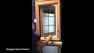 Pella Designer Series Casement Window Instructions [upl. by Cross269]