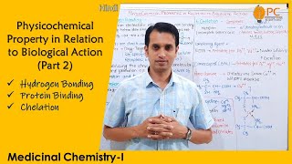 Physicochemical Properties in Relation to Biological Action Part 2  Medicinal Chemistry 1 [upl. by Ellehcear]