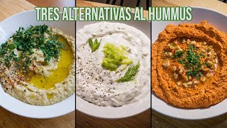 Baba Ganoush Tzatziki y Muhammara tres alternativas al hummus [upl. by Kostival]