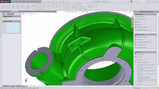 Determine the Interior Volume of a Volute Pump with SOLIDWORKS [upl. by Savihc]