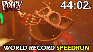 Poppy Playtime Chapter 3  The REAL World Record SPEEDRUN No Glitches [upl. by Gilburt]