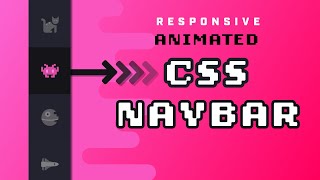 Animated Responsive Navbar with CSS  Plus Other Useful Tricks [upl. by Farleigh]