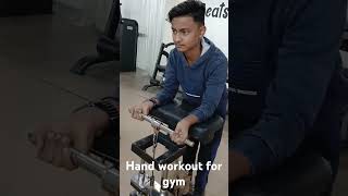 Hand workout for gym 🏋️‍♀️ [upl. by Ylimme]