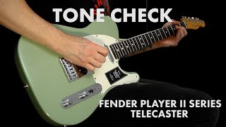 TONE CHECK Fender Player II Telecaster Demo  Cream City Music [upl. by Innavoij]