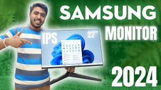 Unboxing amp Review SAMSUNG 22inch Full HD IPS Panel Monitor 2024  Response Time 5ms 75Hz [upl. by Felise]