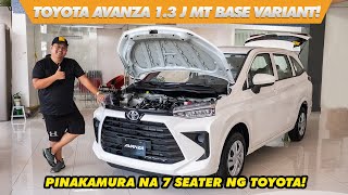 Base Variant Heroes  Toyota Avanza 13 J MT  PINAKA MURA NA 7 SEATER TOYOTA  TESTDRIVE PH [upl. by Naujuj]