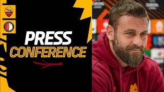 🟨 LIVE 🟥 La conferenza stampa di Daniele De Rossi e Bryan Cristante alla vigilia di RomaFeyenoord [upl. by Damalis]