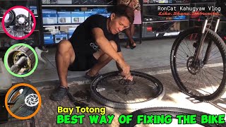 How To Replace Bike Bearings And Tyres easy subscribe bike [upl. by Inalan]